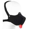 Kinky Puppy Museau + Langue Néoprène Puppy Noir